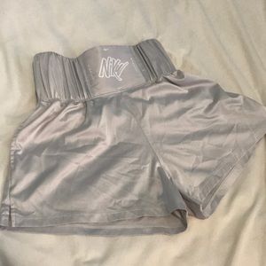 Niki dri fit silver shorts